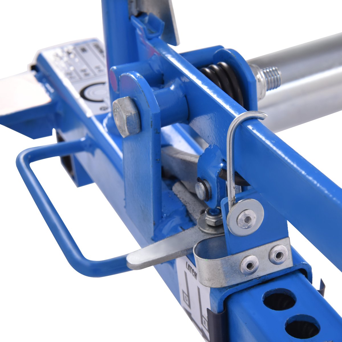 Buy COSTWAY 1500lbs Hydraulic Wheel Skate Dolly with 4 Swivel Castors, Foot Pedal, Carry Handle