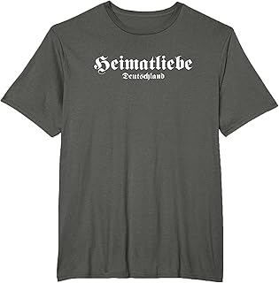 Heimatliebe Deutschland Patriot Politik Aussage Demo T-Shirt