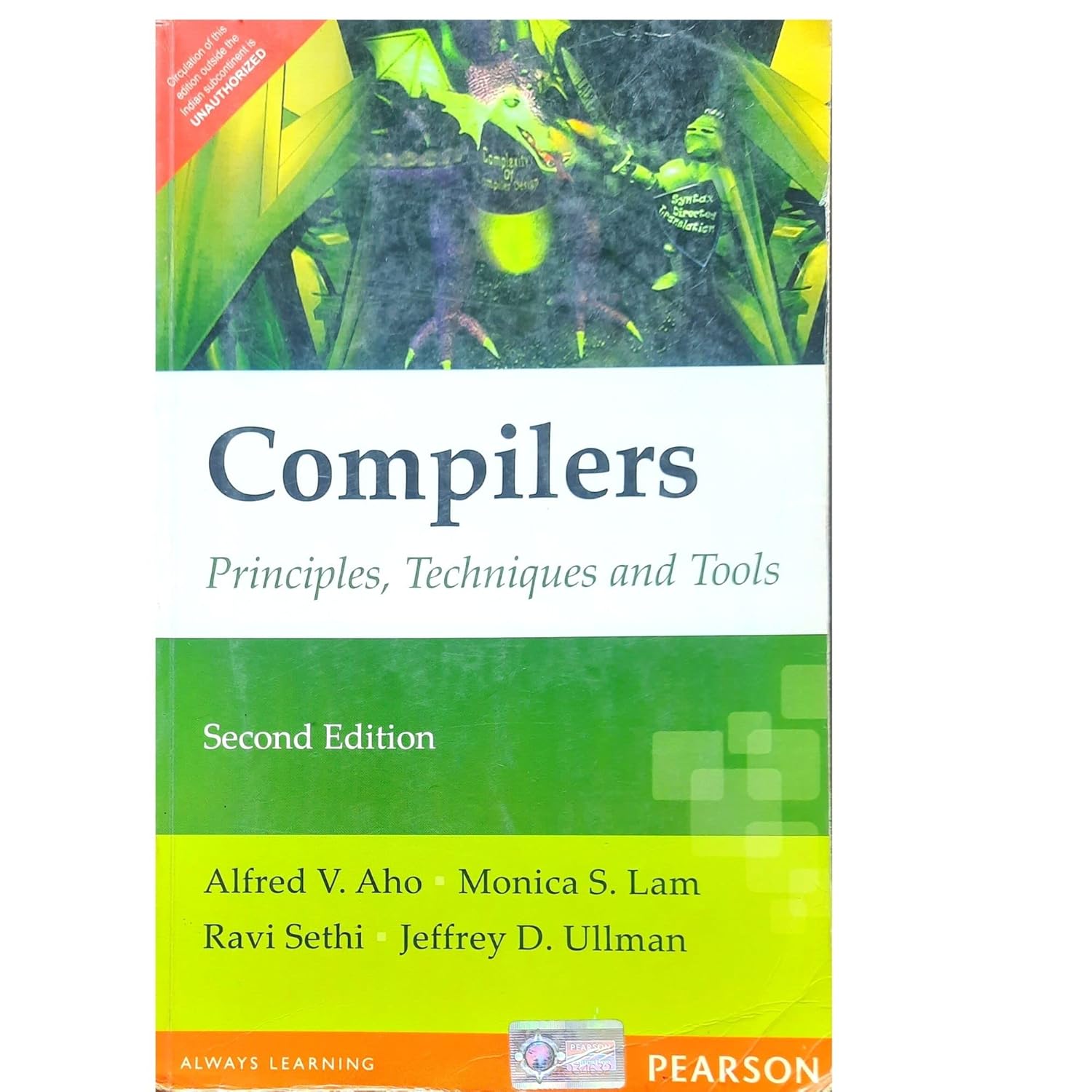 Compilers Principles, Techniques and tools ( Second Edition ) by Alfred ...