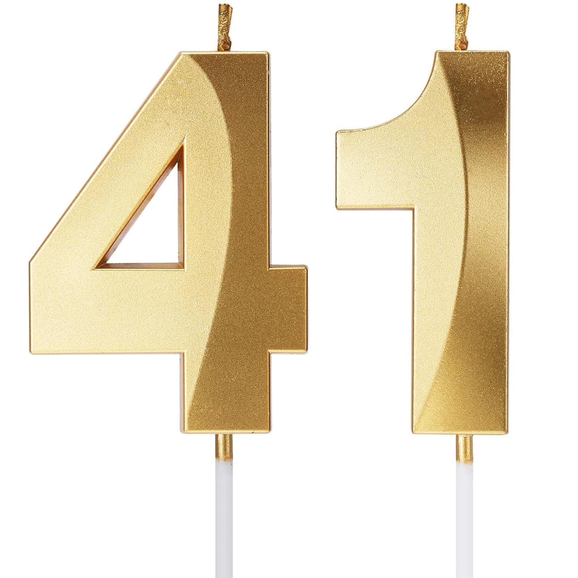 Birthday Candles Number Candles Age Year for Cakes Happy Birthday 3D Designed Wedding Anniversary Party Cake Topper Decorations