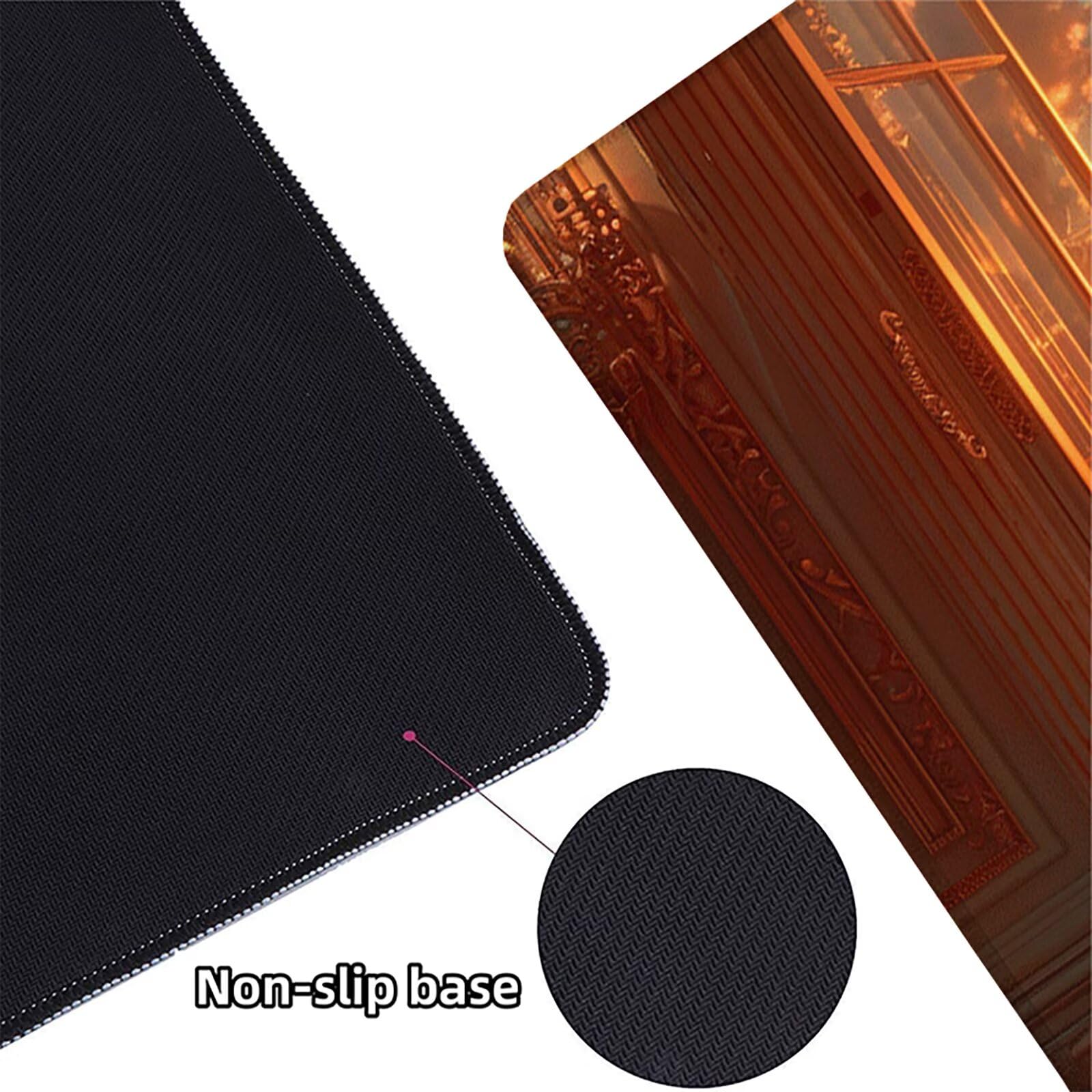 Amanecer Alfombrilla Ratón Gaming XXL 1500 x 800 mm, Alfombrilla Gaming Amarillo Mousepad con Base de Goma Antideslizante, Impermeable Desk Mat para Teclado y Raton, Accesorios Gaming, Regalos I-2