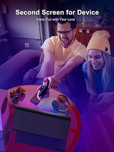 Miniatura 6 de Monitor portátil 4K, monitor de computadora portátil IPS de 15.6 pulgadas 3840 x 2160, 15001, 350 nits USB C HDMI, pantalla de juegos con altavoces