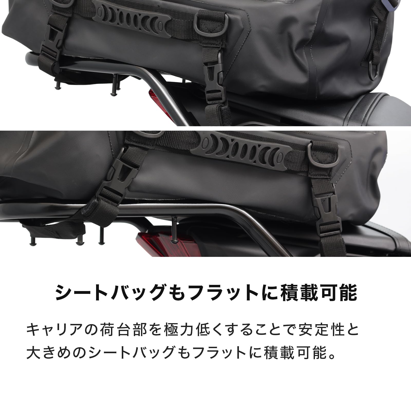 Amazon.co.jp: エンデュランス (ENDURANCE) バイク リア キャリア