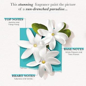 Solinotes Tiare Eau de Parfum, Coconut & Tiare Flower, Vegan, 1.7 Fl Oz