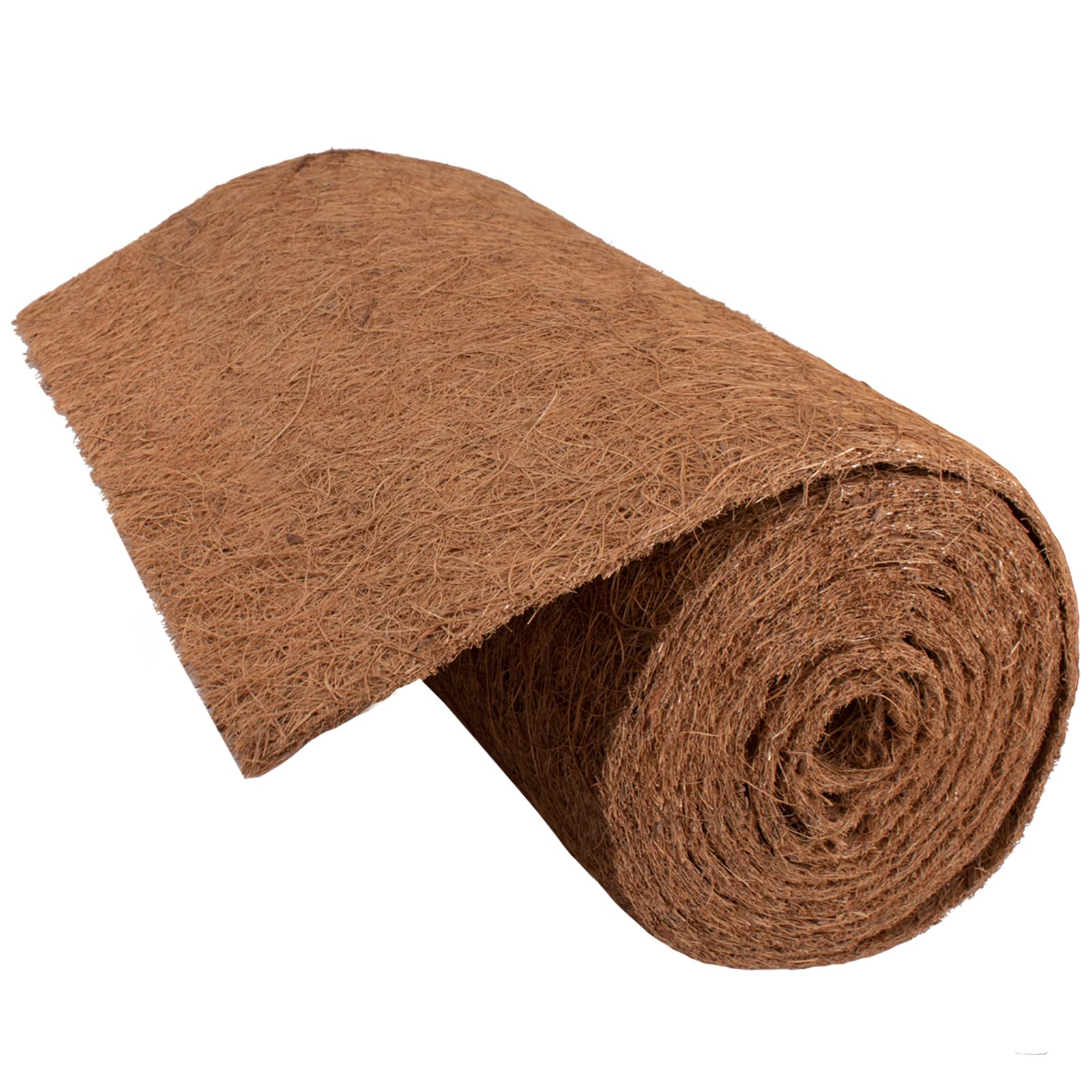 Coco Liner Roll, Coconut Fiber Liners for Planter Hanging Baskets Window Box, Natural Coconut Fiber Sheet Coir Mat Liner for Garden Decoration, Reptile Carpet, Snow Mat (300*30cm/120" X 12")