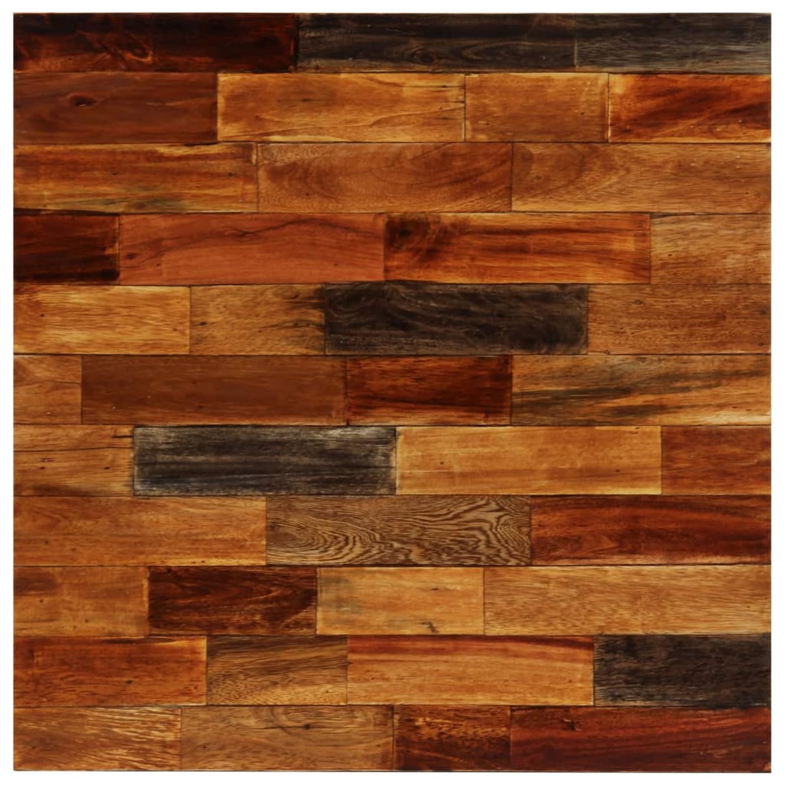 Set da bar 3 pezzi in legno massello di recupero e vera pelle di capra, set di tavolo da pranzo, tavolo da , set di mobili salvaspazio per casa, , ufficio
