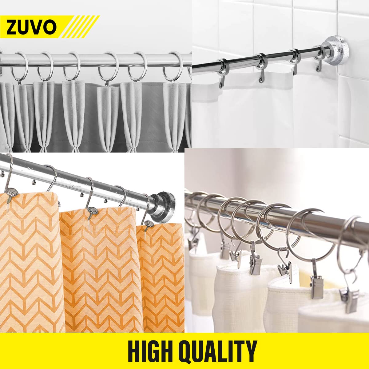 ZipGlo Spanningsgordijnroede, zwarte spanroede, 61 tot 112 cm, lente gordijnroede, antislip trekstangen, 1 stuks, voor ramen, zonder boren ZipGlo Spanningsgordijnroede, zwarte spanroede, 61 tot 112 cm, lente gordijnroede, antislip trekstangen, 1 stuks, voor ramen, zonder boren