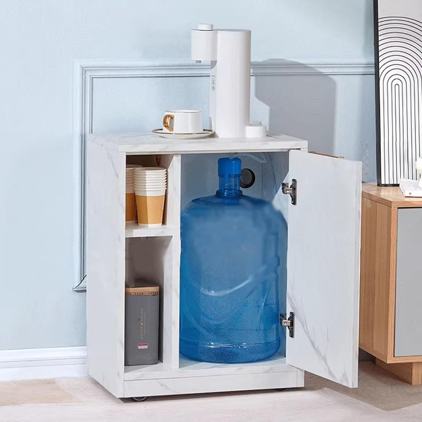 Dyspenser do herbaciarni Instant Water Dispenser Mobile Instant Stolik kawowy domowy bezpośredni podgrzewacz wody pitnej