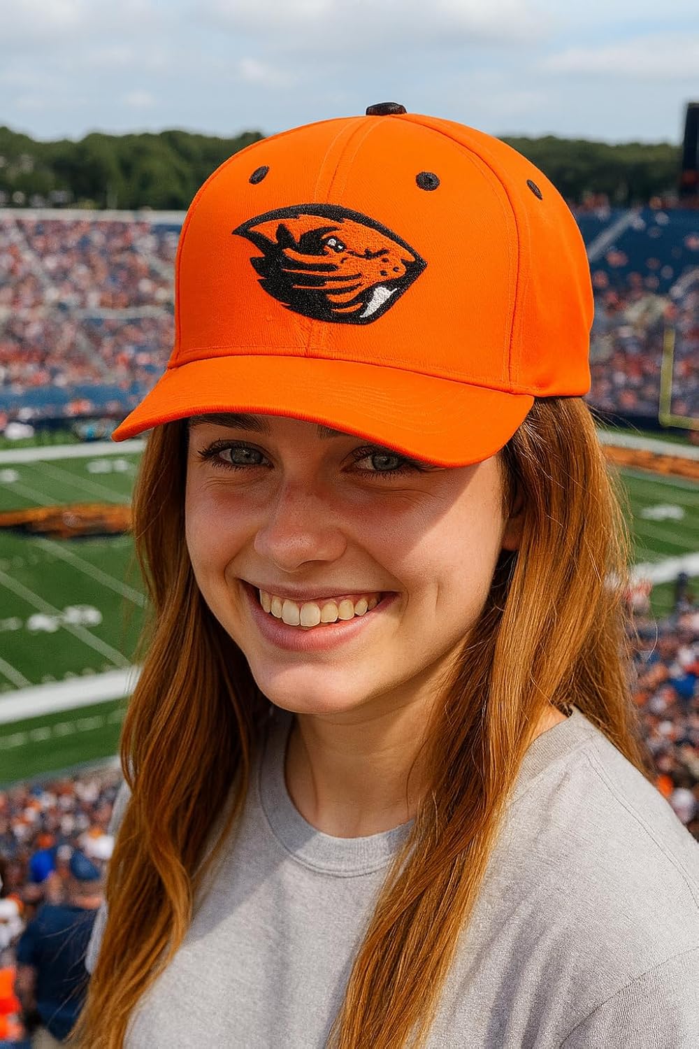 Officially Licensed Oregon State MVP Hat Classic Solid Adjustable Team Logo Embroidered Cap - Image 3