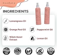 Vista 5 de Spray natural para habitación, 4 onzas, aromaterapia para habitación, espray de fragancia y desodorante de lino para el hogar, ambientador