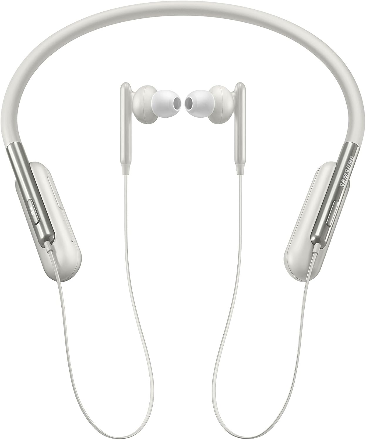 Samsung U Flex Bluetooth Wireless In-ear Flexible Headphones with Microphone (US Version with Warranty), White - EO-BG950CWEGUS