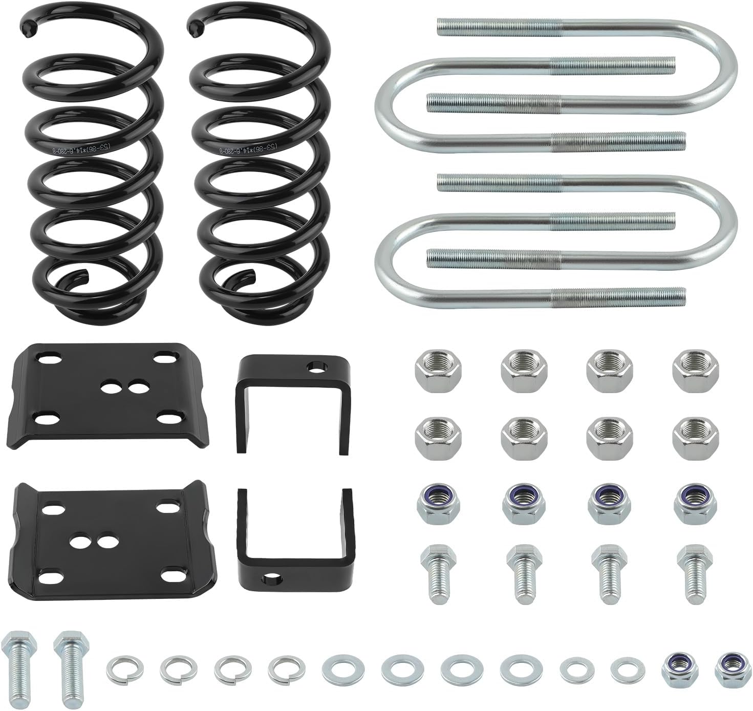 maXpeedingrods 3” Front & 5” Rear Lowering Kit for Ford Ranger/Mazda B4000 1983-1997, Drop Springs Kit