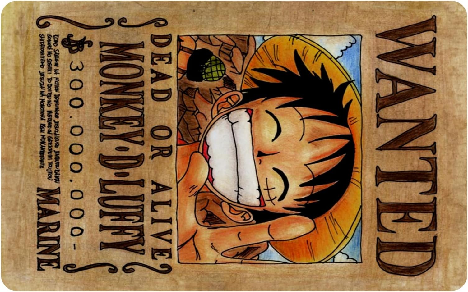 Anime Wanted Card Sticker | Vinyl Sticker for Transportation, Key Card, Debit Card, Credit Card Skin | Covering & Personalizing Bank Card | No Bubble, Slim, Waterproof Card Cover