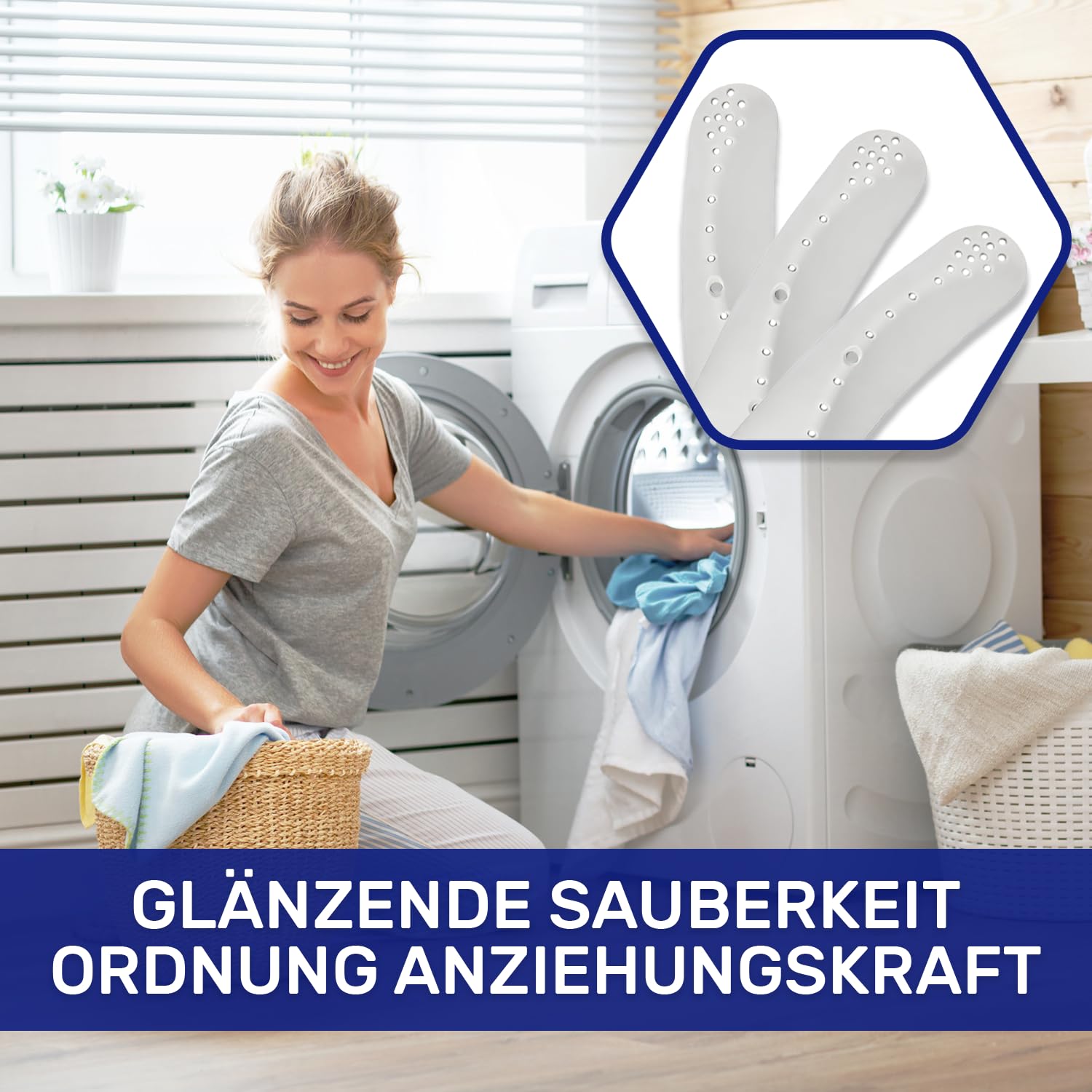 3x Trommel-Paddel Für Candy Waschmaschinen – Passend Für GO1080D-36S, GO282/2–80 U.a.