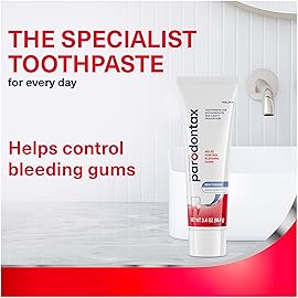 Parodontax Teeth Whitening Toothpaste To Help Bleeding Gums, Gum Toothpaste For Gum Health, 3.4 Oz x 3