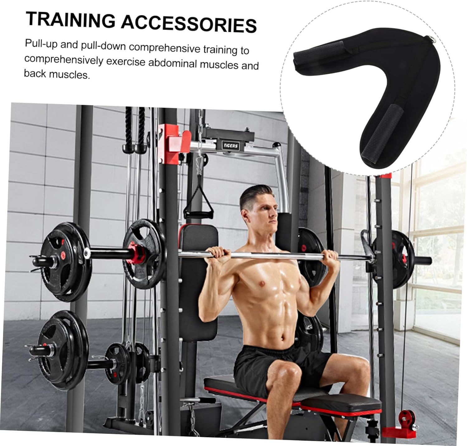 balacoo 3pcs Wear Resistant Fitness Tension Belt for Men and Women Stretch Resistance Training Equipment for Core Ab Strengthening and Full Body Workouts