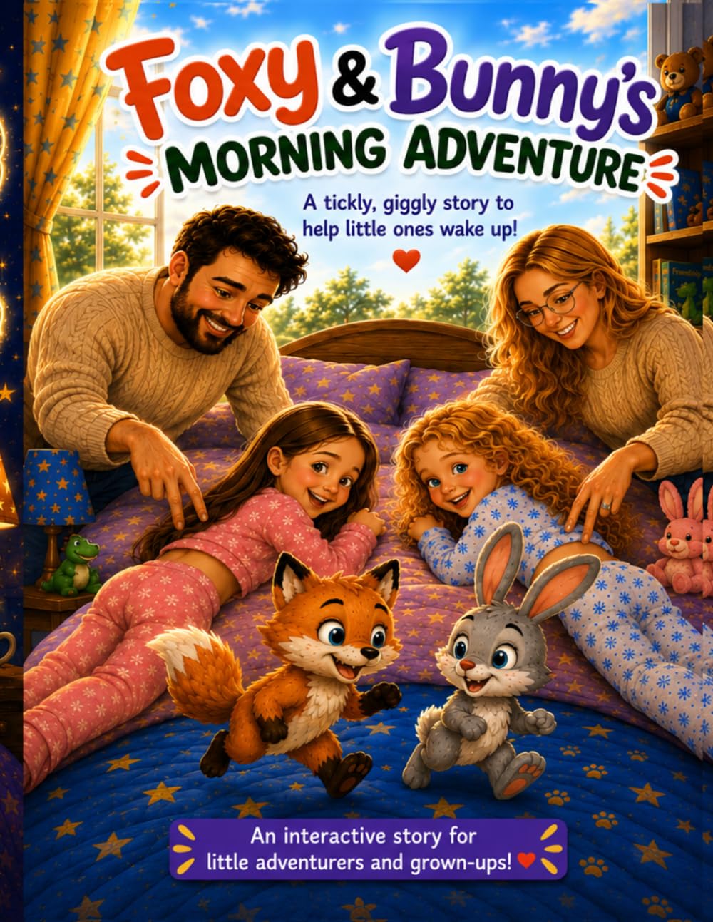 Foxy & Bunny's Morning Adventure: A tickly, giggle story to help little ones wake up! (Morning Adventure, Series 1)