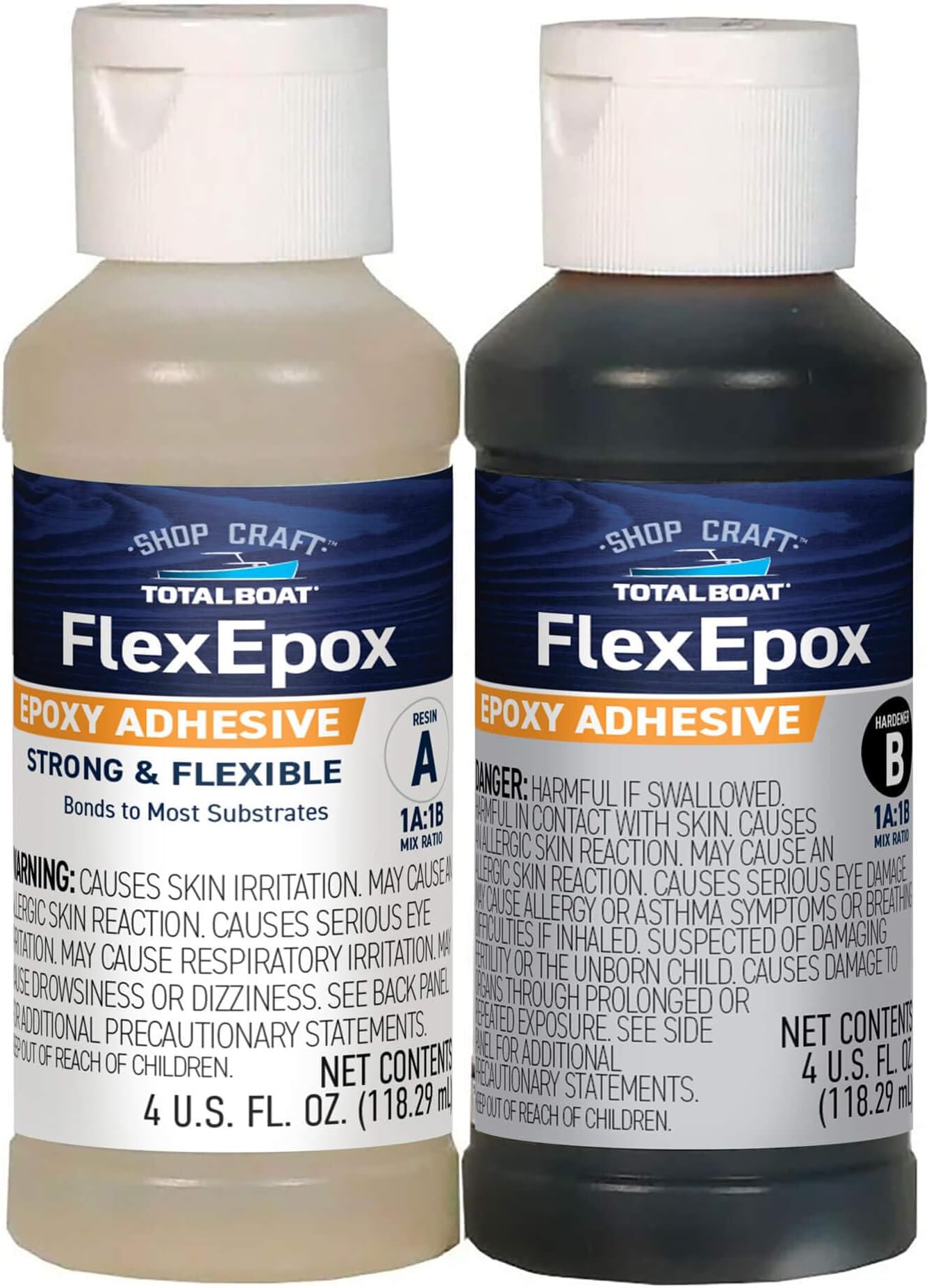 FlexEpox Flexible Epoxy Adhesive (8 Ounce)
