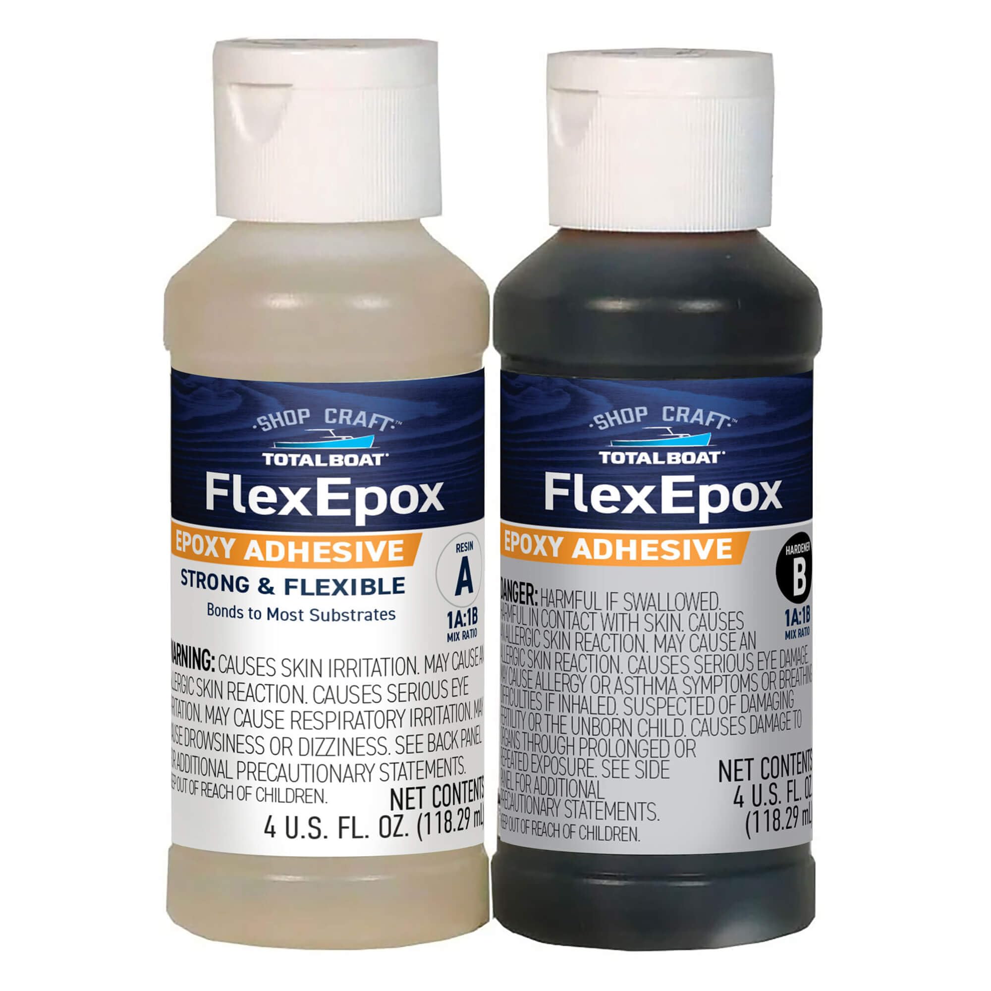 TotalBoat FlexEpox Flexible Epoxy Adhesive (8 Ounce)