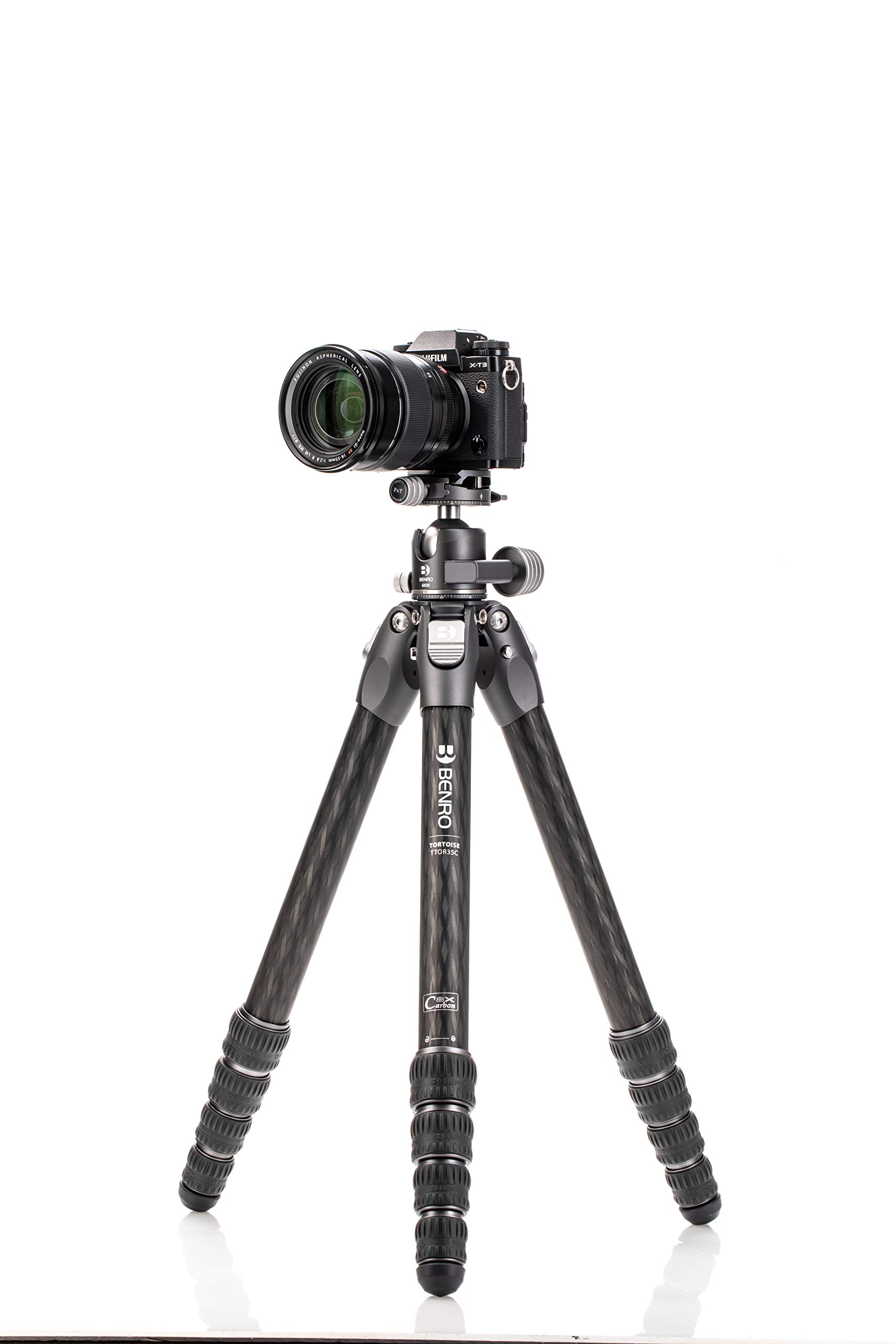 Benro Tortoise Series TTOR35C Columnless #3 Carbon Fibre Tripod