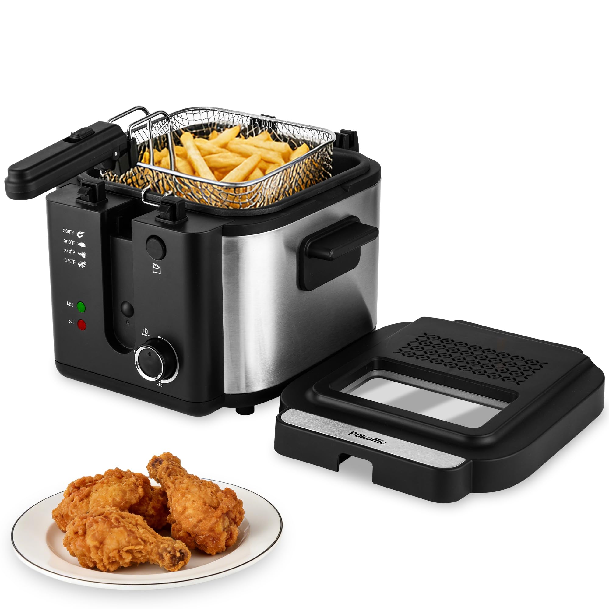 Pukomc 2.5L Electric Deep Fryer
