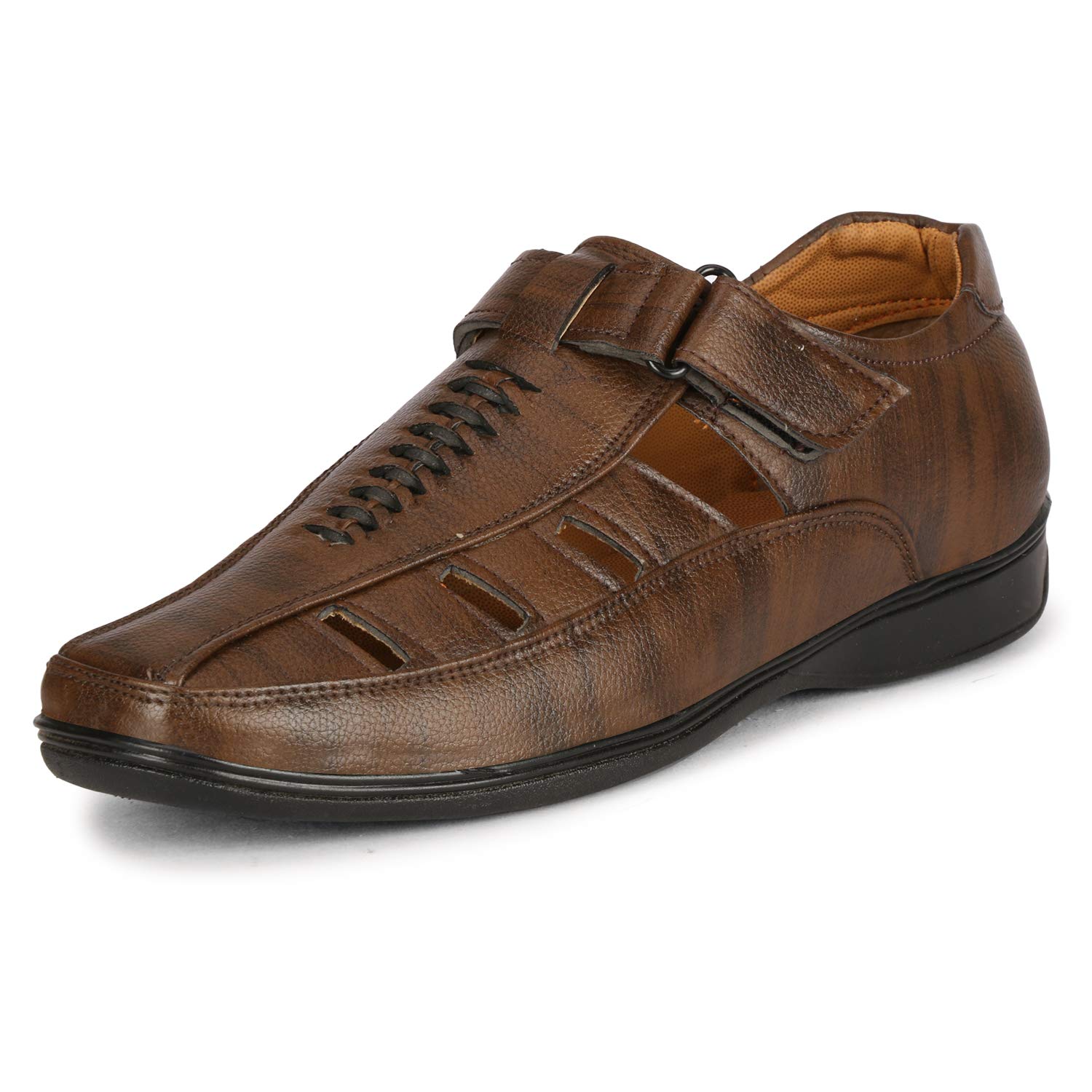 Kraasa Mens Brown Fashion Sandal - 10 UK (B07ZT8HR1R) Amazon Price History, Amazon Price Tracker