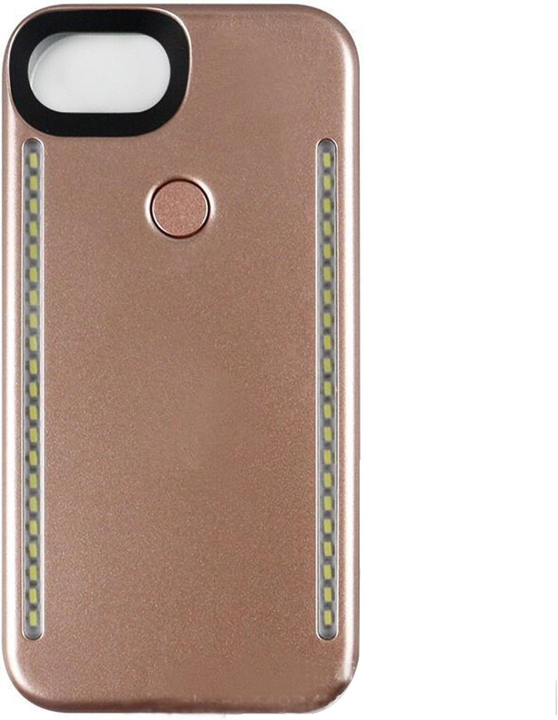 iPhone 7 /iPhone 6 /iPhone 6S Illuminated Case New LED Selfie Light Up Luminous Case (Rose Matte-4.7in)