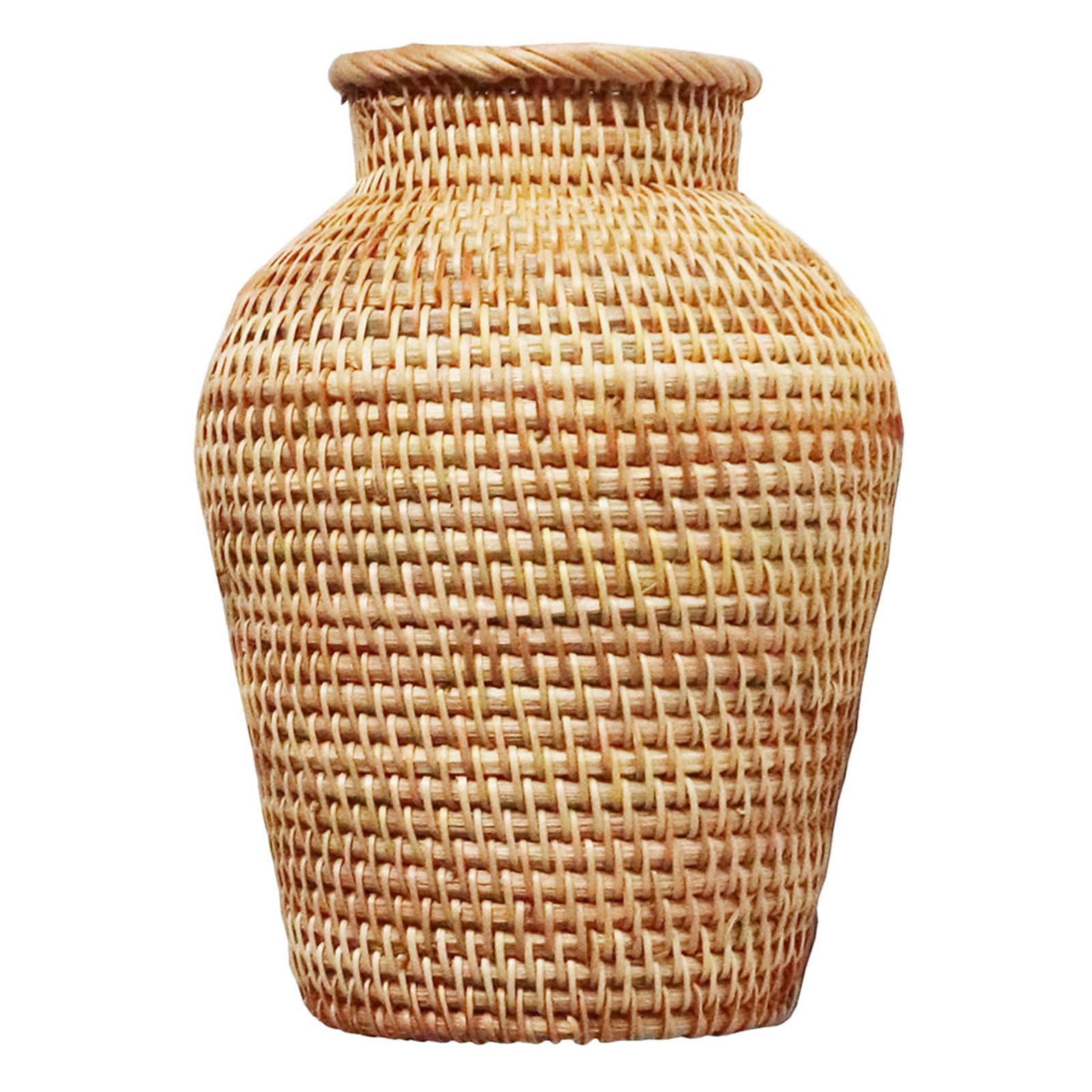 Vase en rotin incassable et léger pour protéger votre table de salon