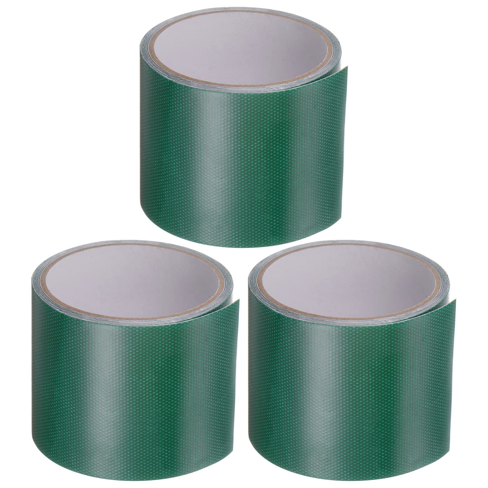 Klebeband, Planen-Reparaturband, Zelt-Reparaturband, 3 Stück, 3,15 Zoll x 6,6 Fuß, universelles wasserdichtes Markisentuch-Reparaturband for Bastelarbeiten, Heimwerker, Outdoor-Zelt, dunkelgrün