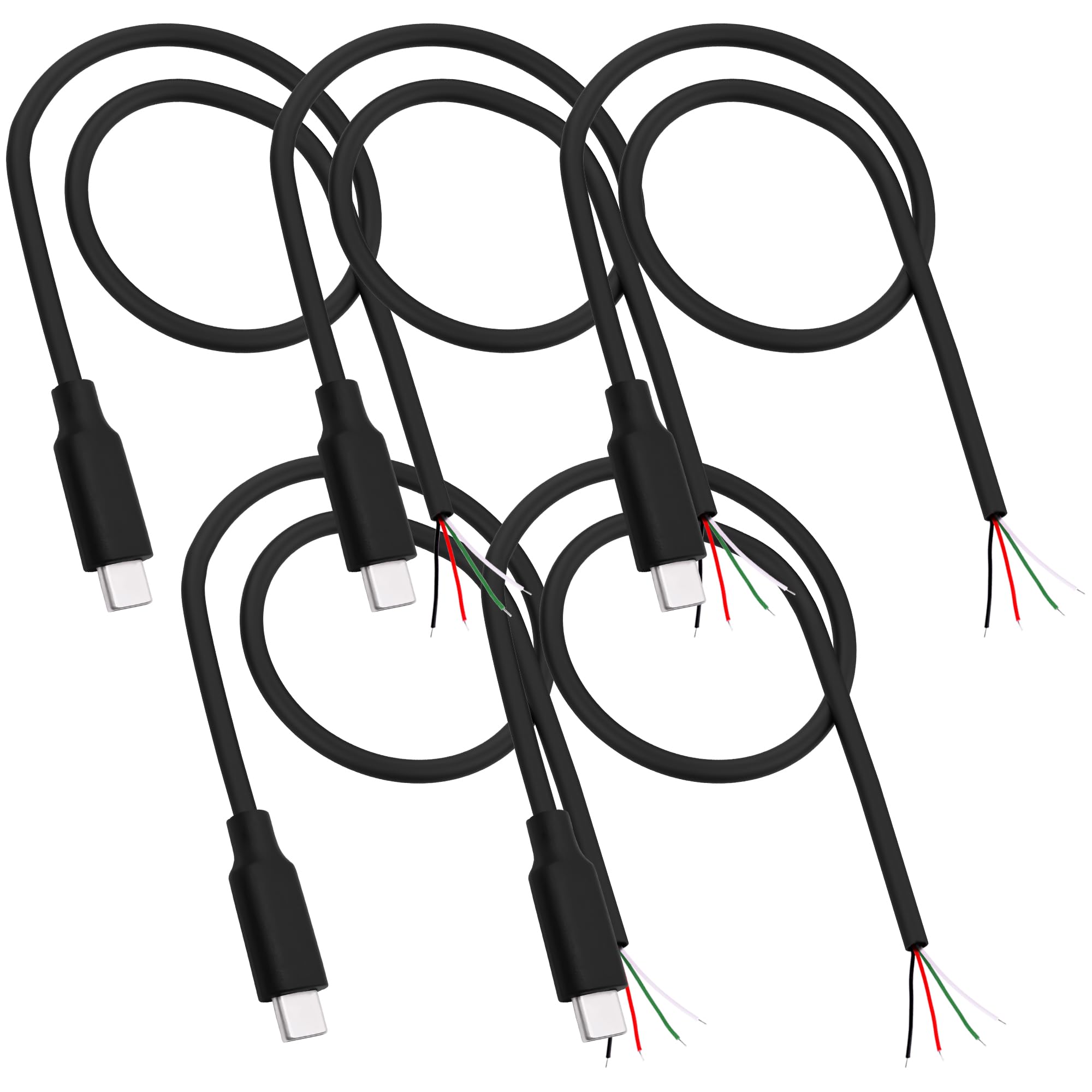 90 Degree DC Power Pigtail Cable, Right Angle DC - Pilot Controlled