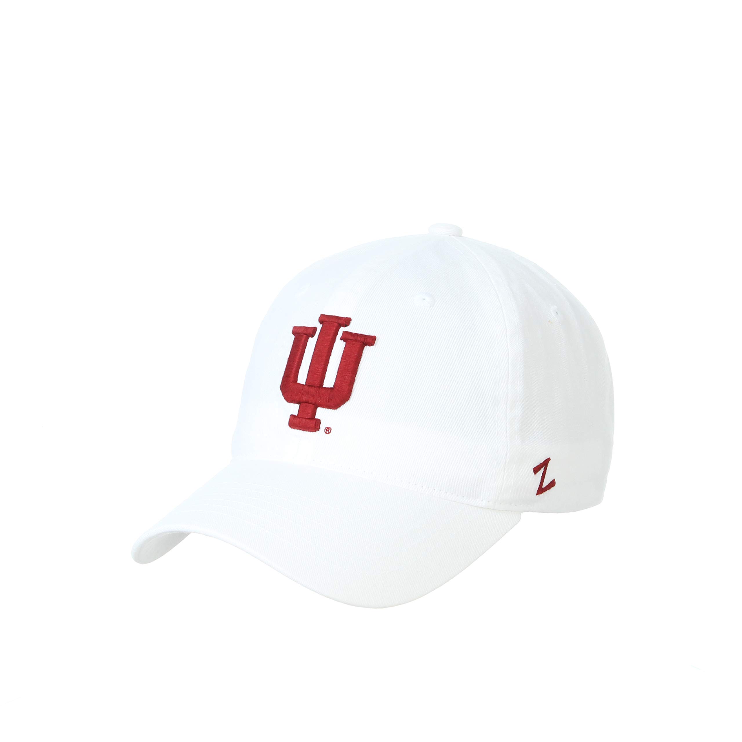 ZHATS NCAA Indiana Hoosiers Mens Adjustable Scholarship Hat White, Indiana Hoosiers White, Adjustable