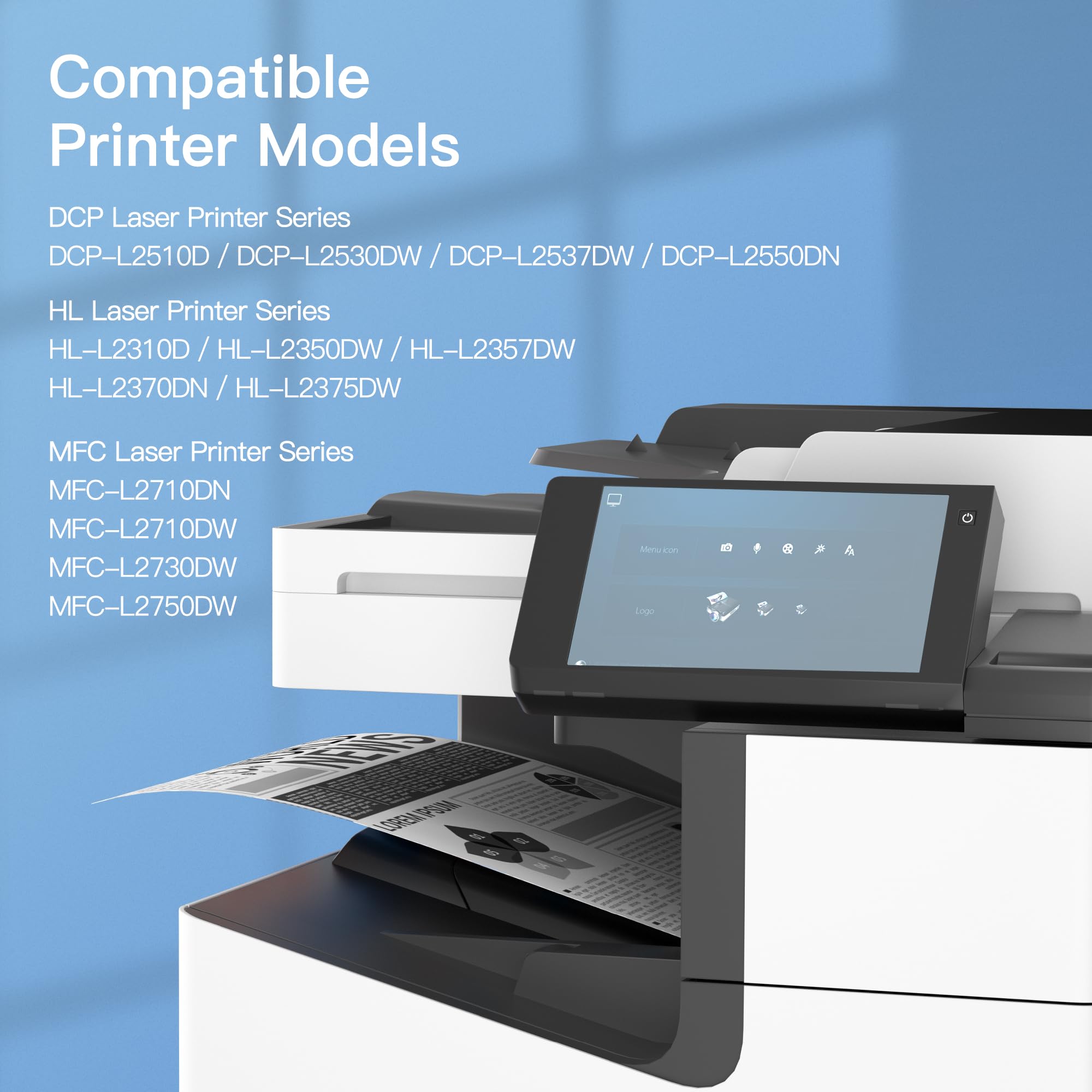 GPC Image Compatibili cartuccia di Toner Sostituzione per Brother TN2420 TN-2420 TN2410 per MFC-L2710DW L2710DN L2730DW L2750DW per HL-L2310D L2350DW L2370DN per DCP-L2510D L2530DW (Nero, 1-Pack)