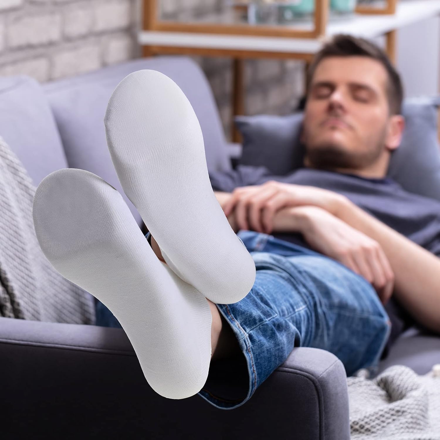 JaGely 100 Pairs Low Cut Ankle Socks Bulk for Women Men Thin Breathable Casual No Show Athletic Cotton Socks - Image 2