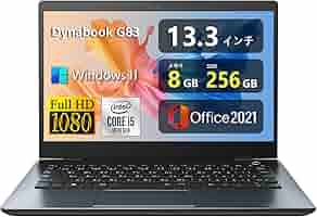 dynabook - Dynabook G83◆Core i5-10210U/256G/16GB/軽量 Amazon.co.jp: 東芝 軽量 ノートパソコン dynabook G83 13.3型