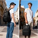 Maelstrom Laptop Backpack for Women Men, Waterproof Travel Backpack, Anti-Theft Computer Work Bag with Luggage Strap