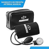 Vista 3 de Primacare DS-9197-BK Classic Series kit de presión arterial para adultos, con estetoscopio, negro