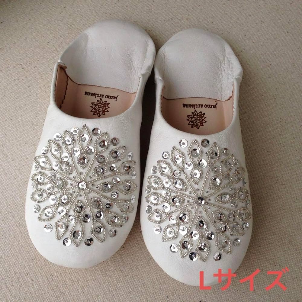 臭くない バブーシュ Lサイズ Amazon.co.jp: 本場モロッコ製 本革 臭くない バブーシュ L