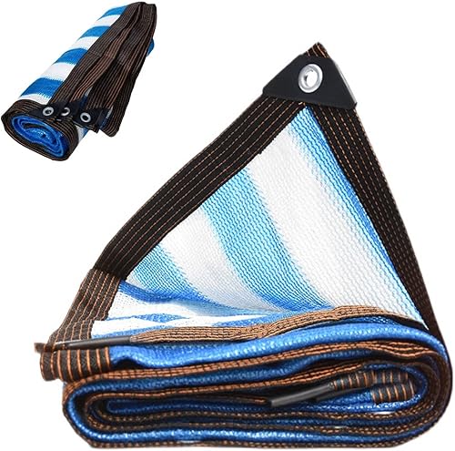 Tela para sombra solar 1X1M3X11M6X6M8X15M, tela de sombra con ojales, tela de sombra de jardín para plantas, protección térmica, toldos con