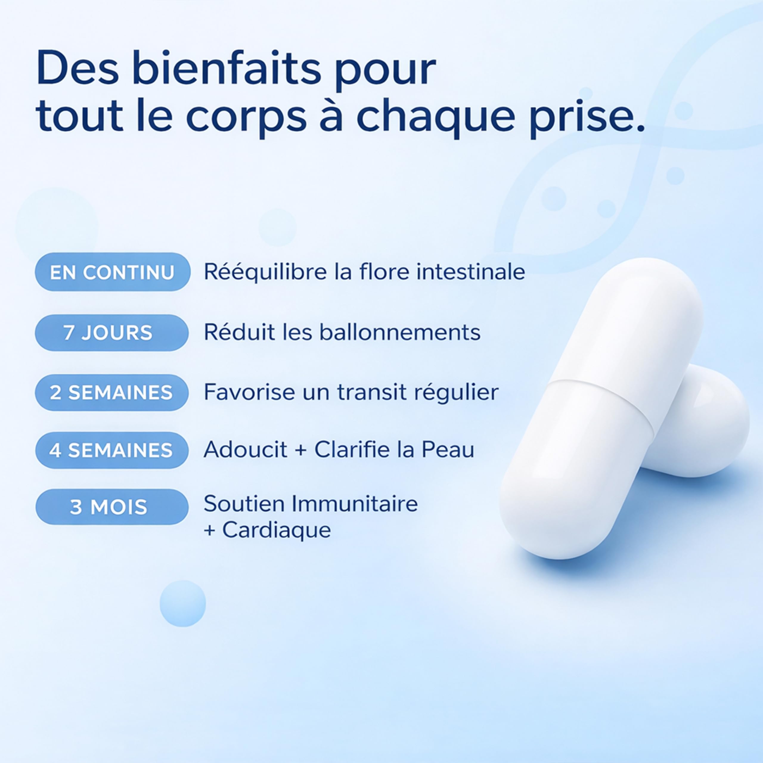 Harmony – Probiotiques & Prébiotiques – 260 Milliards UFC & 10 Souches – Soutien immunitaire – Inuline FOS GOS + Enzymes Digestives + Vitamines C & D3 – 90 Gélules Végétales