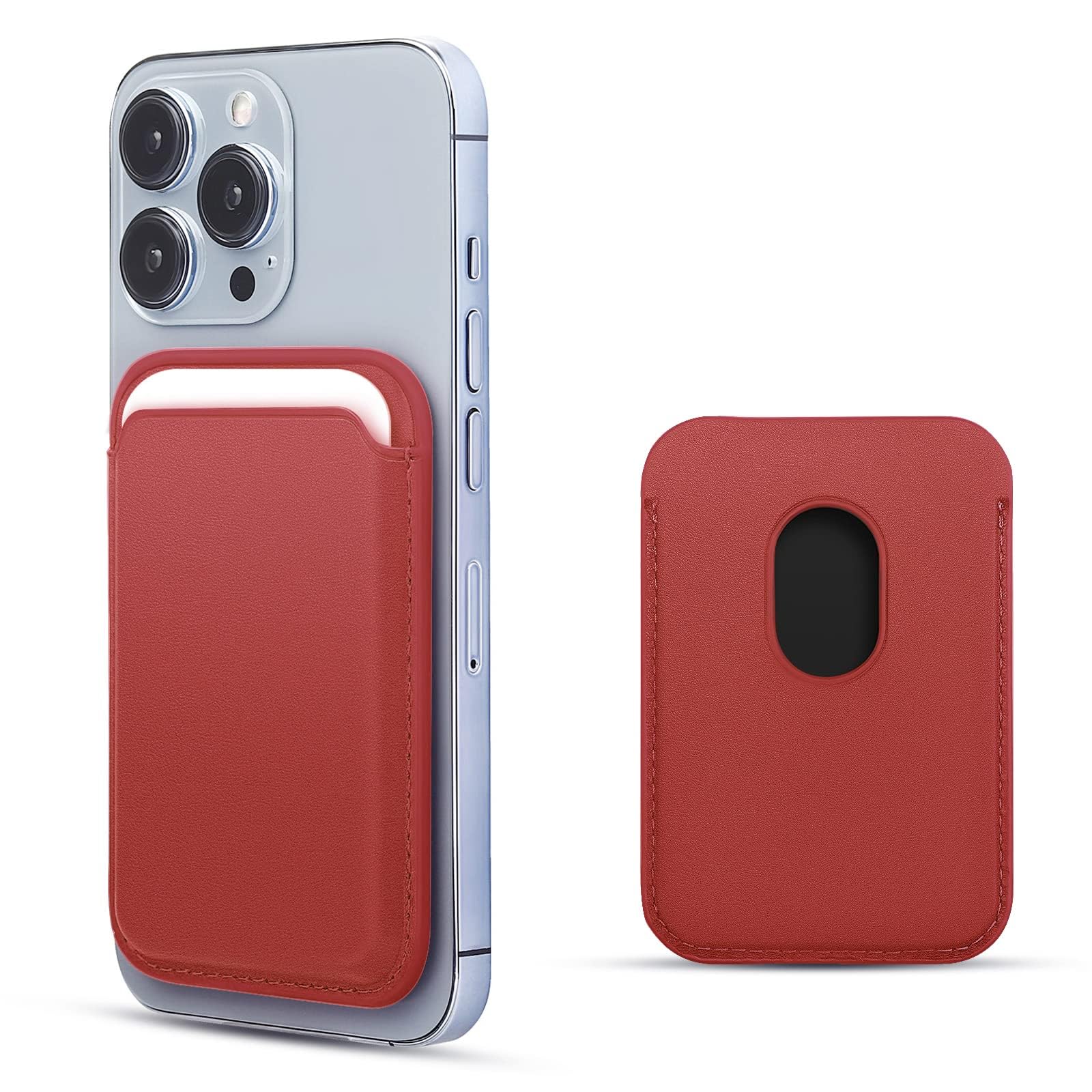 WALLFID Porta Carte Magnetico in Pelle Compatibile con MagSafe per iPhone 17,16,15,14,13 e 12 – Sottile,Compatto e Sicuro, fino a 3 Carte con Protezione RFID