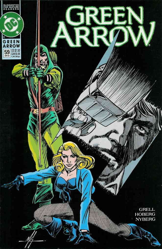 Amazon.com: Green Arrow #59 DC | Comic Book Mike Grell Black