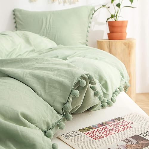 Miniatura 244 de Blue Body Pillow Cover Shabby Chic Long Pillow Case Cover Navy Blue Pom Poms Fringe Body Pillow case with Pocket Closure 20x54 inches(Body,Navy Blue)