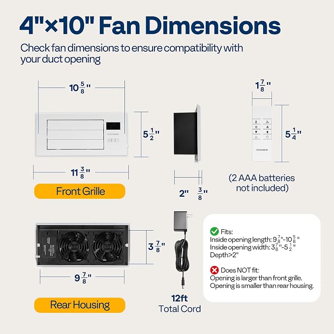 Extractor para baño booster fan 4x10 pulgadas blanco miniatura 2