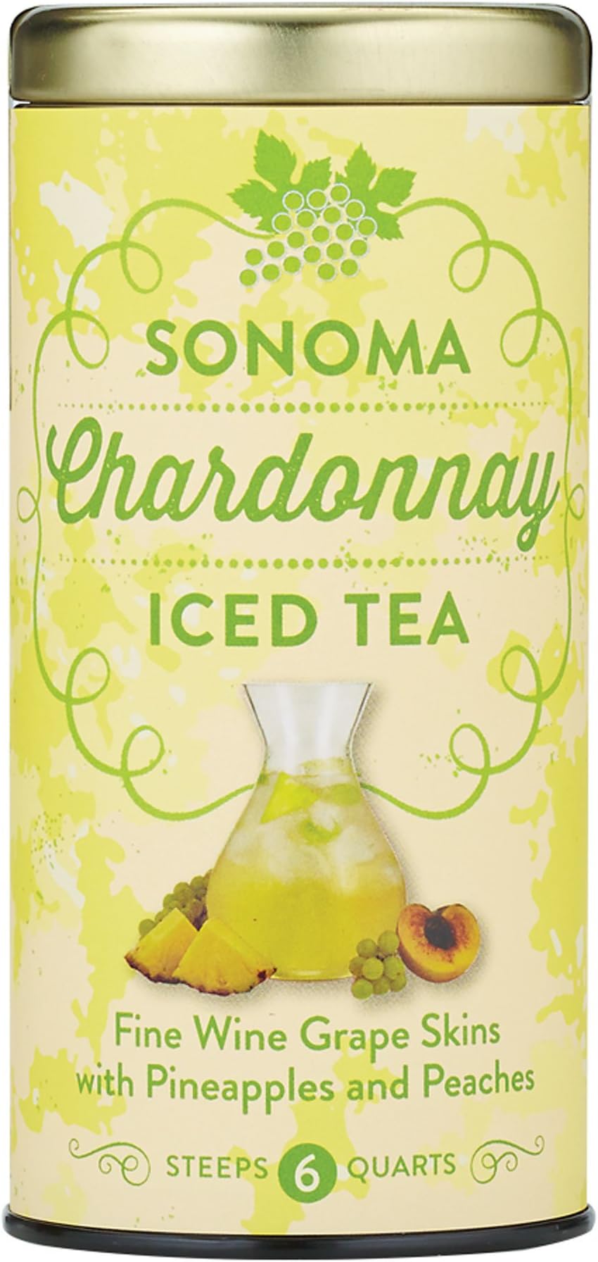 The Republic of Tea Sonoma Iced Tea Pouches (Chardonnay, 6 Pouches)