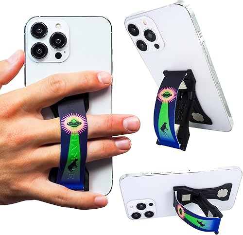 LOVEHANDLE PRO Agarre Premium para Teléfono - Correa de Silicona para Teléfono - Montura Magnética para Teléfono y Pata de Soporte para Smartphone y