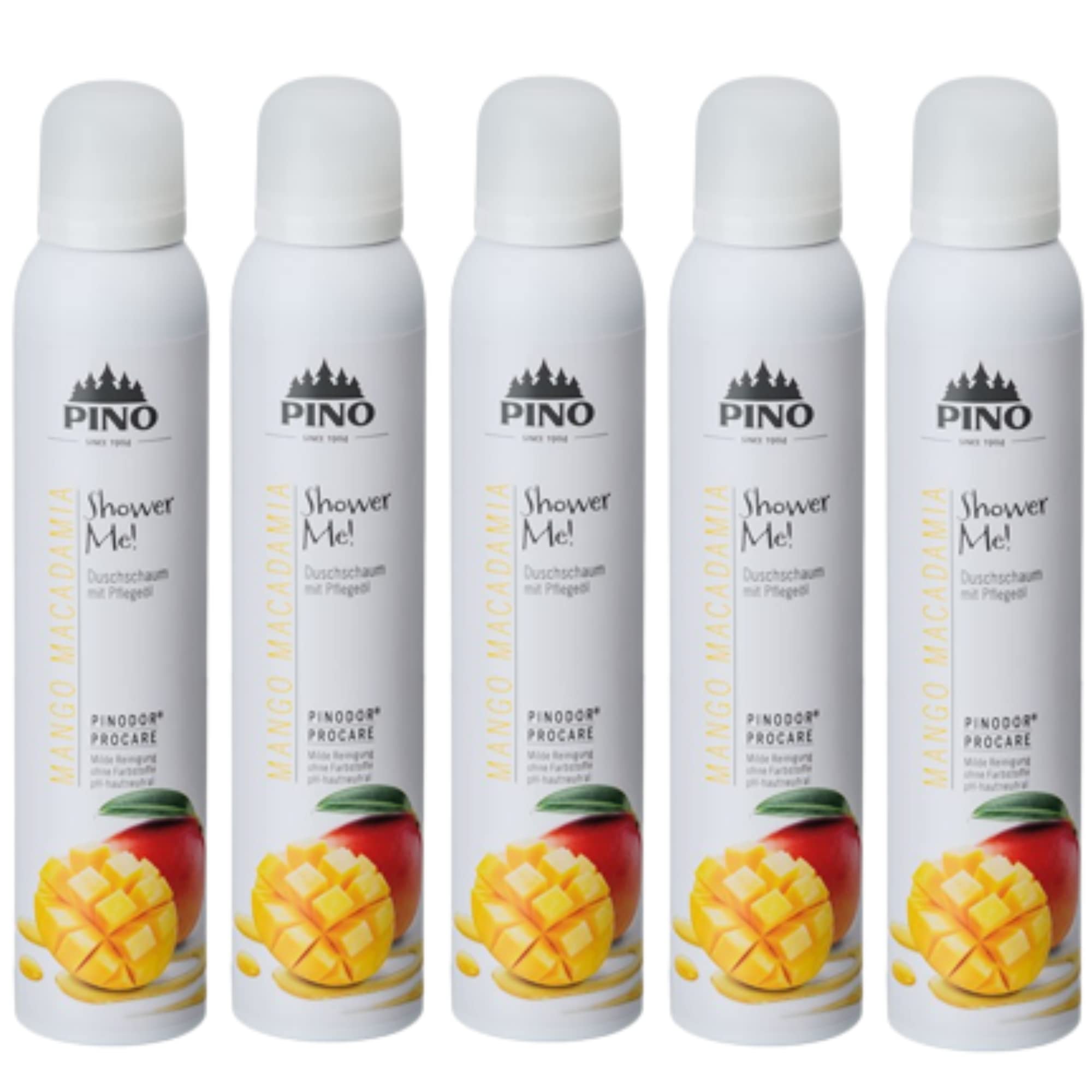 Pino Duschschaum Mango Macadamia 5 x 200ml