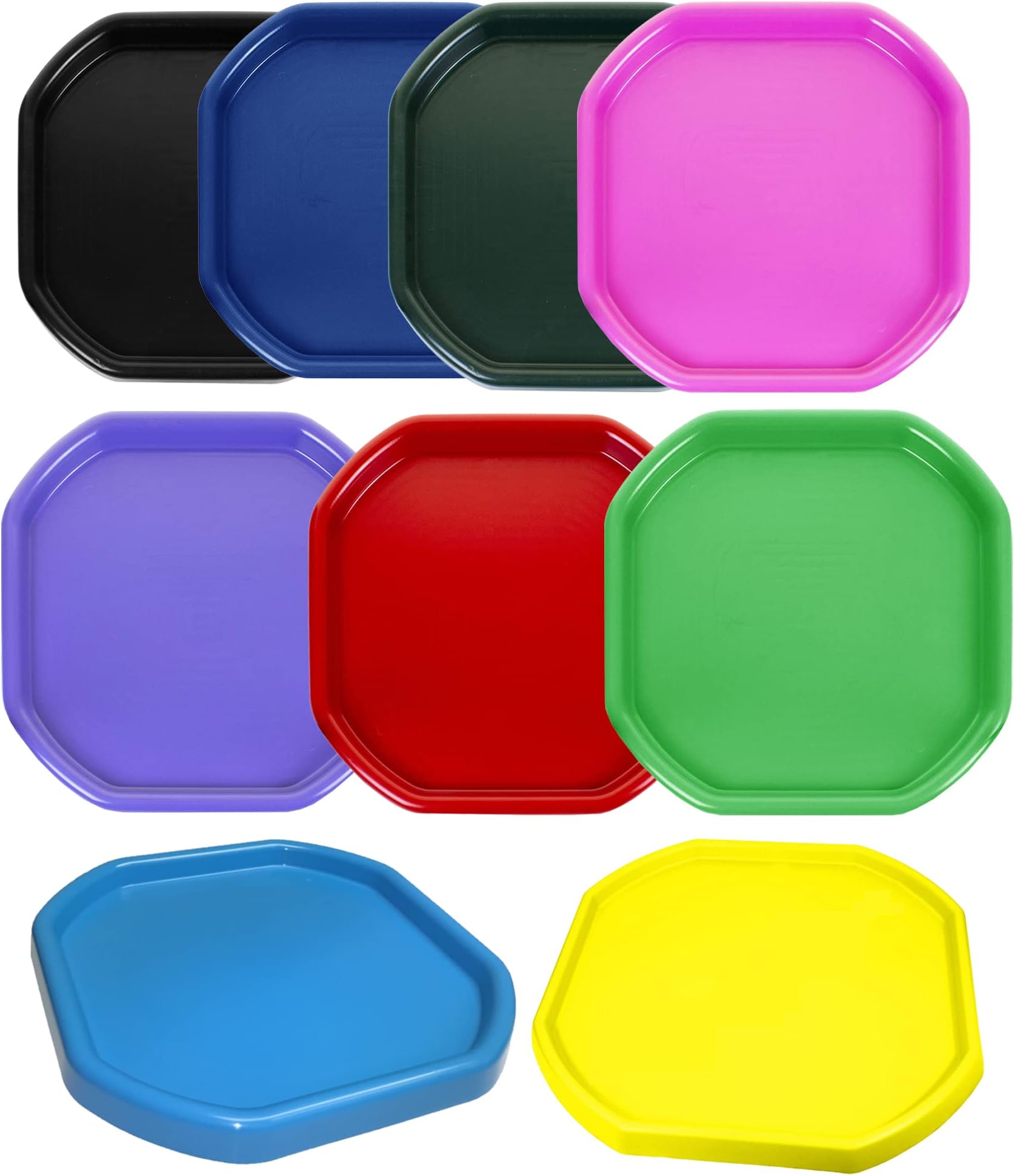 Plastic Small Mixing Tray Sand Pit Fun Play Tray 70CM X 70CM Tuff Toddlers Messy Play Tray Builder Cement Mortar & Sand Plastering (Random, 1 Qty)