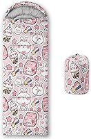 Vista 28 de QOOMO - Saco de Dormir para Acampar, para 3 Estaciones, Clima Cálido y Fresco, Ligero, Resistente al Agua, para Adultos y Niños, Equipo de Camping