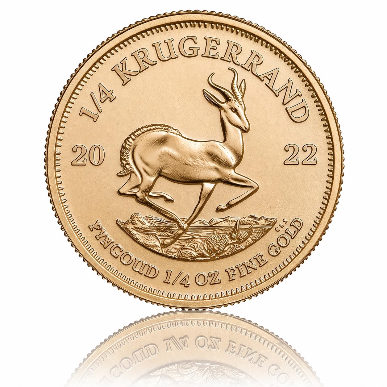 1/4 oz 7,09 Gramm Unze Krugerrand Krügerrand Gold-Münze von Rand Refinery, Echtheitsgarantie