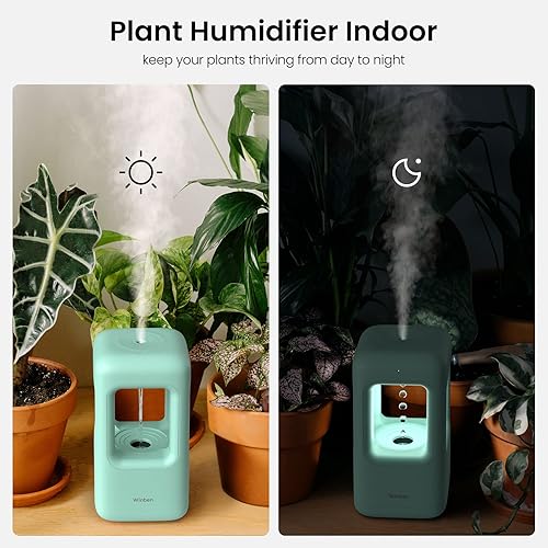Miniatura 4 de winben Humidificadores para dormitorio, humidificador de aire pequeño para el hogar, bebé, guardería, plantas de interior, niebla fría ultrasónica